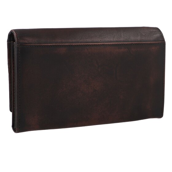 Greenburry Destressed Portfel Ochrona RFID Skórzany 13 cm