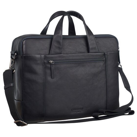Leonhard Heyden Hamburg Teczka skórzana 40 cm Przegroda na laptopa