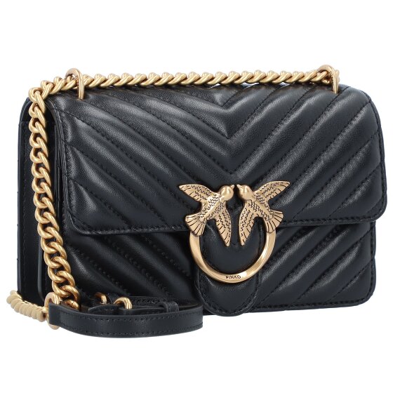 PINKO Love One Torba na ramię Skórzany 21 cm