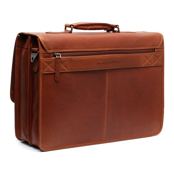 The Chesterfield Brand Glenwood Briefcase Messenger Skórzany 42 cm Komora na laptopa