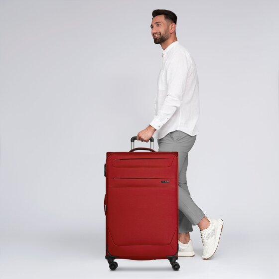 Worldpack Chicago 4 kółka Walizka L 78 cm z plisą rozprężną
