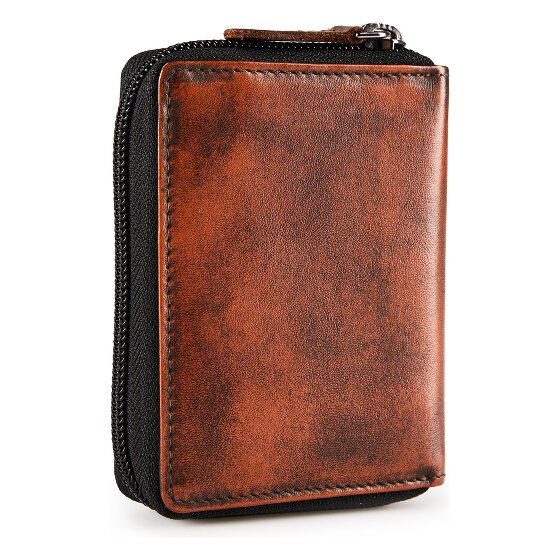 Greenburry Destressed Portfel Ochrona RFID Skórzany 10.5 cm