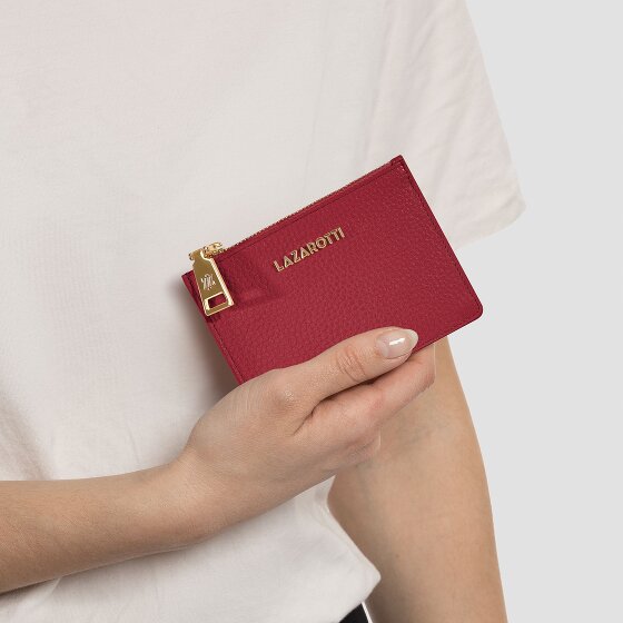 Lazarotti Bologna Leather Portfel z kluczem Skórzany 11.5 cm