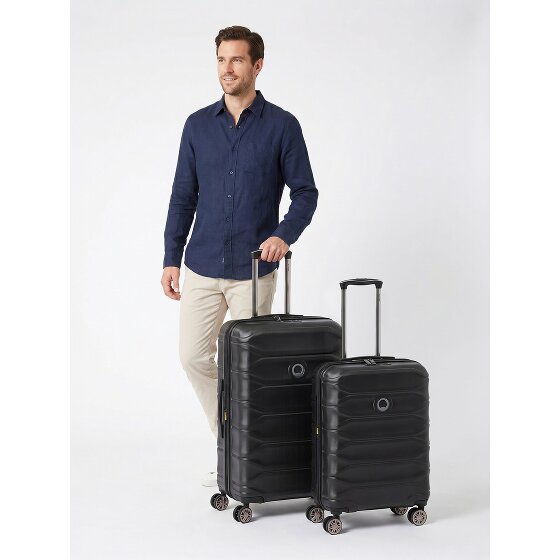 Delsey Paris Zestaw walizek Meteor z 4 kółkami w rozmiarach S i M z funkcją poszerzenia