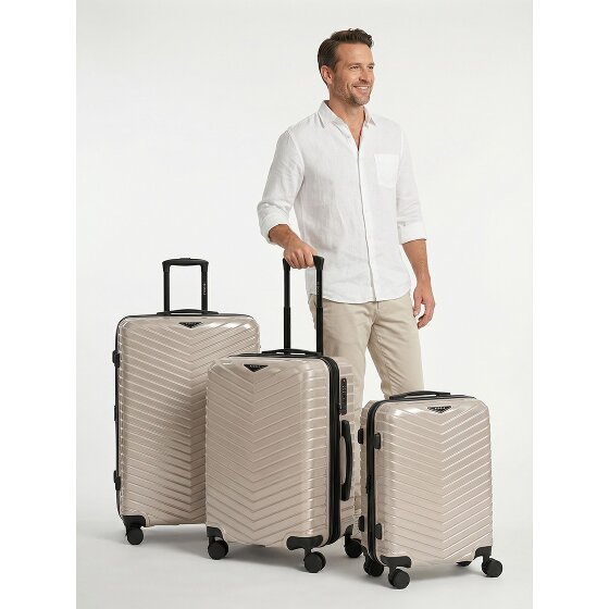 Redolz Essentials 18 4 kółka Zestaw walizek 3-części z plisą rozprężną