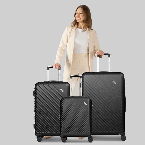 Check.In Paradise 2.0 4 kółka Zestaw walizek 3-części z plisą rozprężną