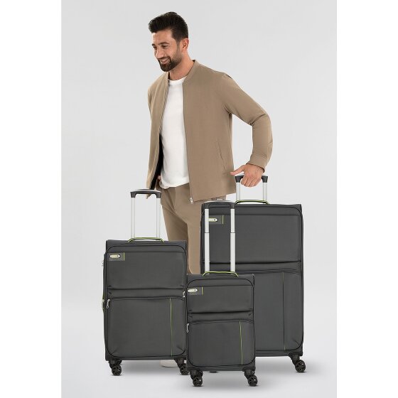 d&n Travel Line 6704 Zestaw walizek na 4 kółkach 3szt.