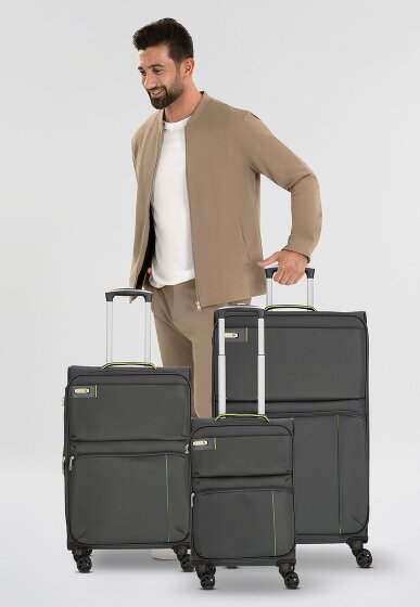 d&n Travel Line 6704 Zestaw walizek na 4 kółkach 3szt.