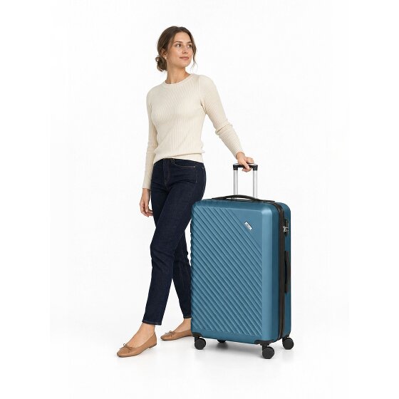 Check.In Paradise 2.0 4 kółka Walizka L 78 cm z funkcją poszerzenia
