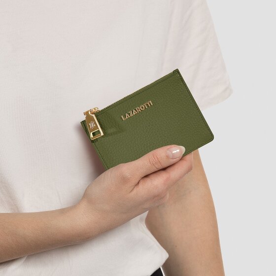 Lazarotti Bologna Leather Portfel z kluczem Skórzany 11.5 cm