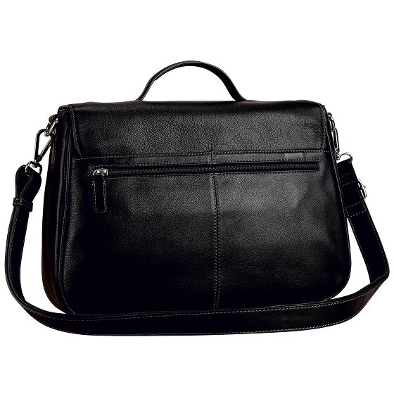 Leonhard Heyden Nizza Teczka Skórzany 39 cm Komora na laptopa