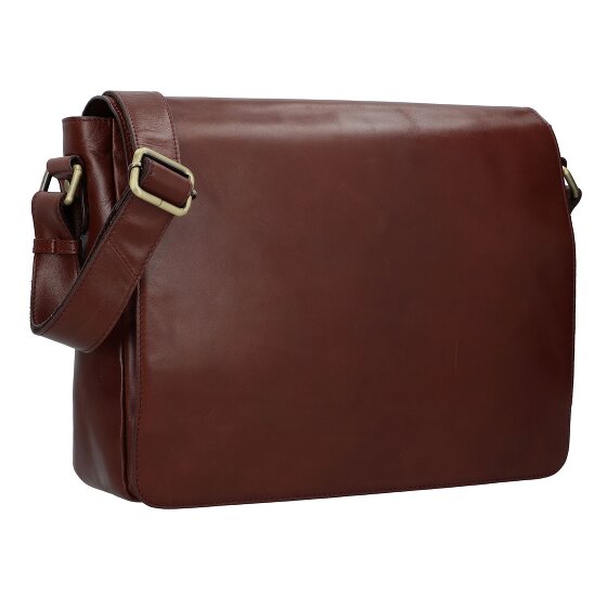 Leonhard Heyden Cambridge Messenger Leather 38 cm przegroda na laptopa