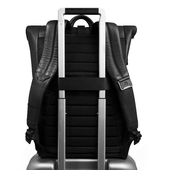 Piquadro Russel Plecak Ochrona RFID Skórzany 47 cm Komora na laptopa