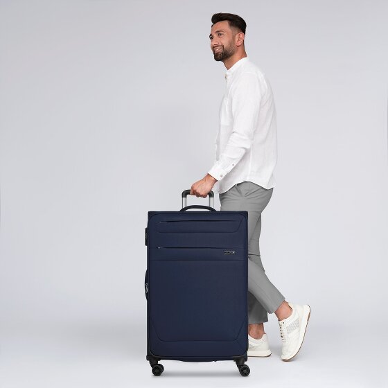 Worldpack Chicago 4 kółka Walizka L 78 cm z plisą rozprężną