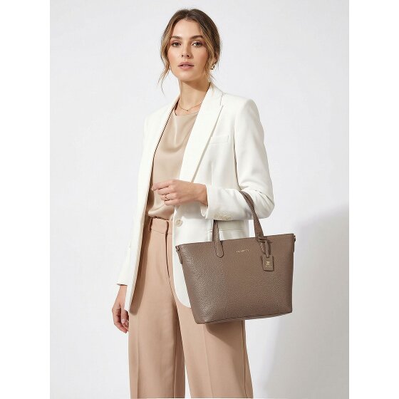Lazarotti Skórzana Shopper Bag z Bolonii, torba na ramię, skóra, 31 cm