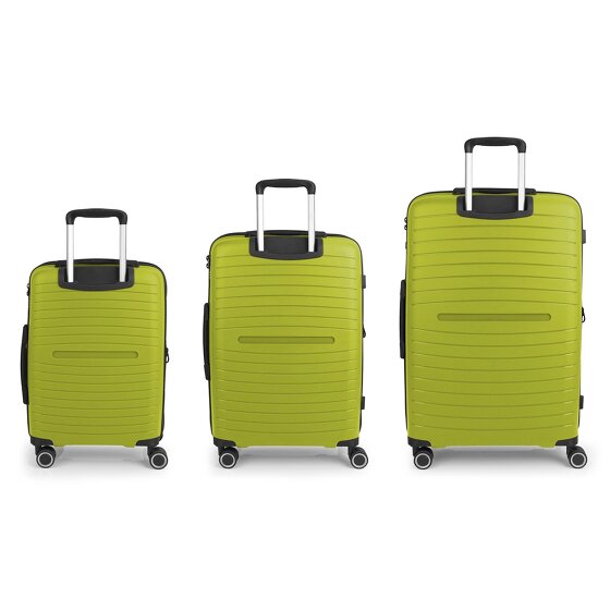 Gabol Shinyuu 4 kółka Zestaw walizek 3-części z plisą rozprężną