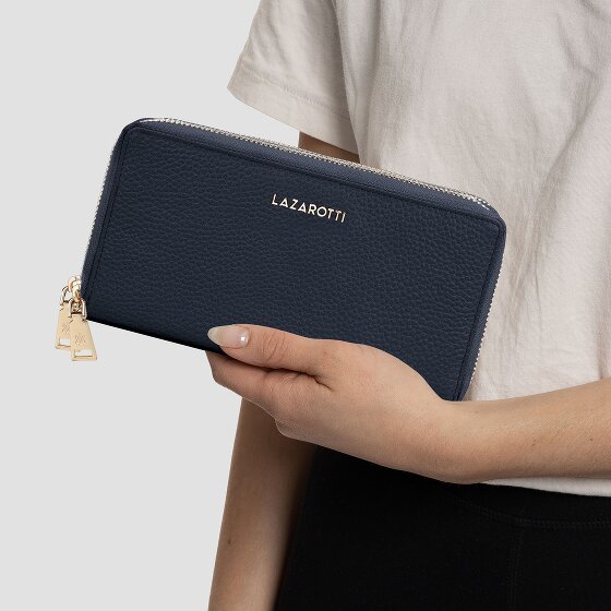 Lazarotti Bologna Leather Portfel Ochrona RFID Skórzany 20 cm