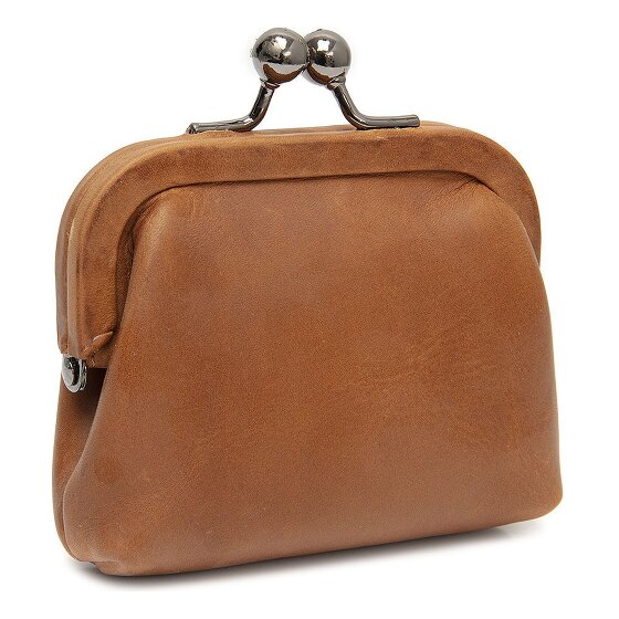 The Chesterfield Brand Skórzana saszetka na monety Calvia 12 cm