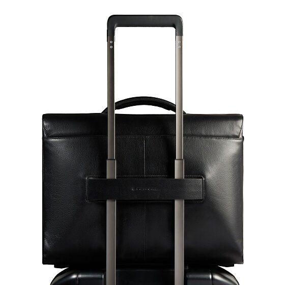 Piquadro Philip Briefcase Messenger Skórzany 42 cm Komora na laptopa