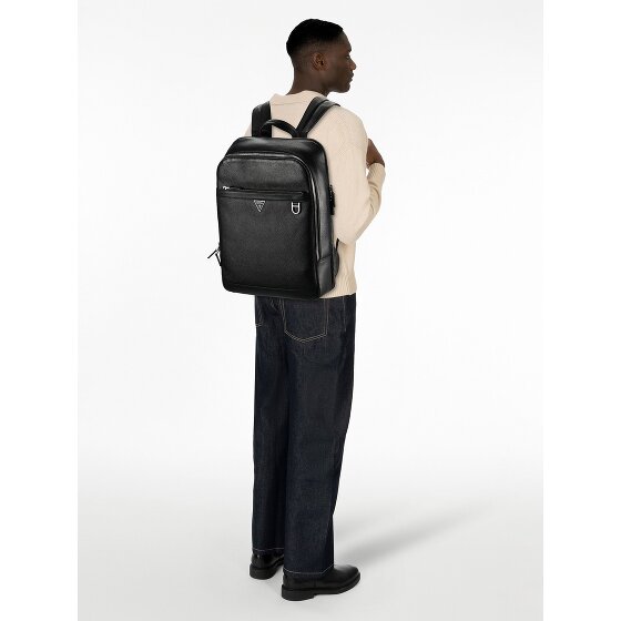 Guess Monaco Plecak Skórzany 41 cm Komora na laptopa