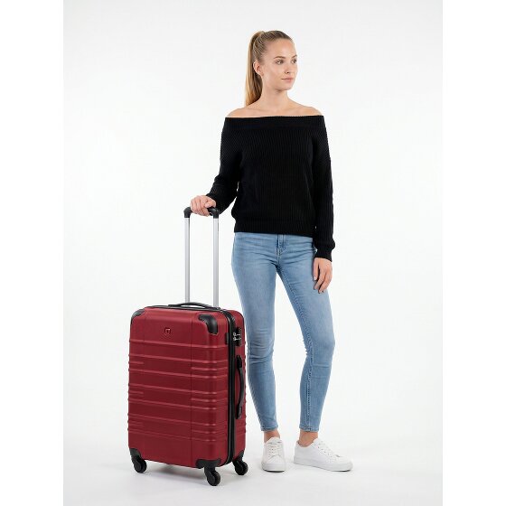 Wenger Amplar Evo 4 kółka Walizka M 65 cm z funkcją poszerzenia