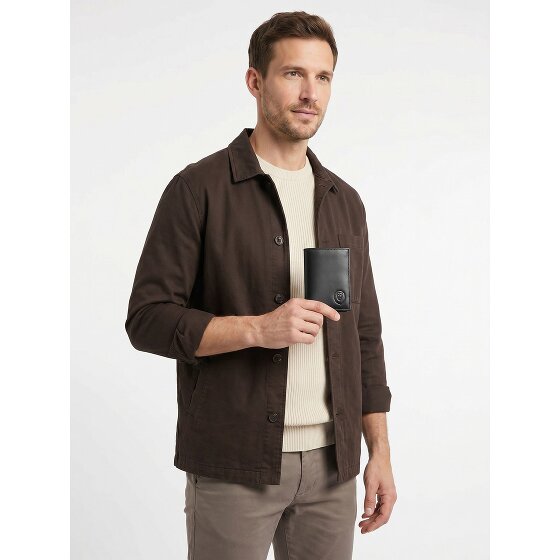 oxmox Leather Portfel Ochrona RFID Skóra 13 cm