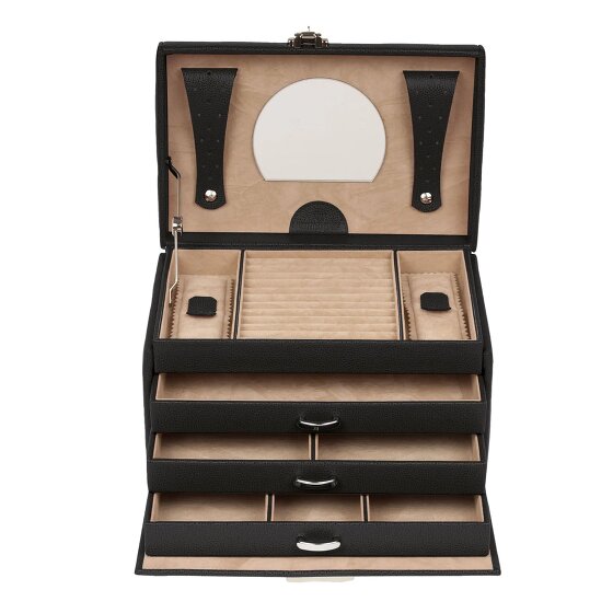 Windrose Beluga Pudełko na biżuterię Skórzany 24.5 cm