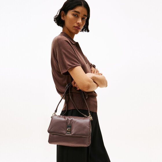 Tommy Hilfiger Soft Leather Torba na ramię Skórzany 27 cm