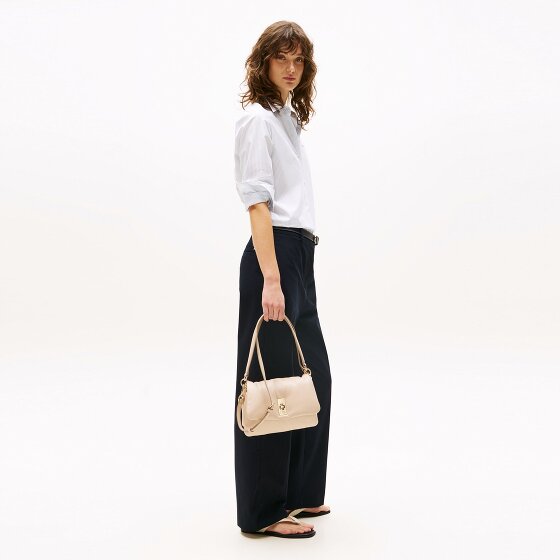 Tommy Hilfiger Soft Leather Torba na ramię Skórzany 27 cm