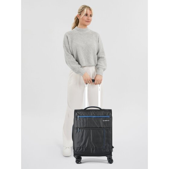 Benzi 5825 4 kółka Walizka kabinowy 55 cm z plisą rozprężną
