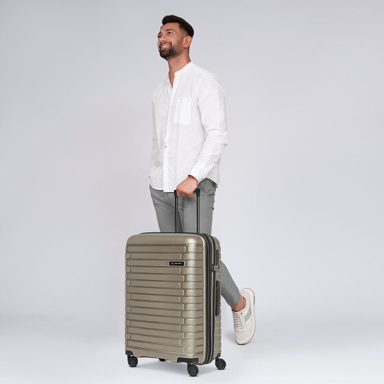 Pactastic Collection 04 THE MEDIUM + 4 kółka Walizka M 66 cm z plisą rozprężną