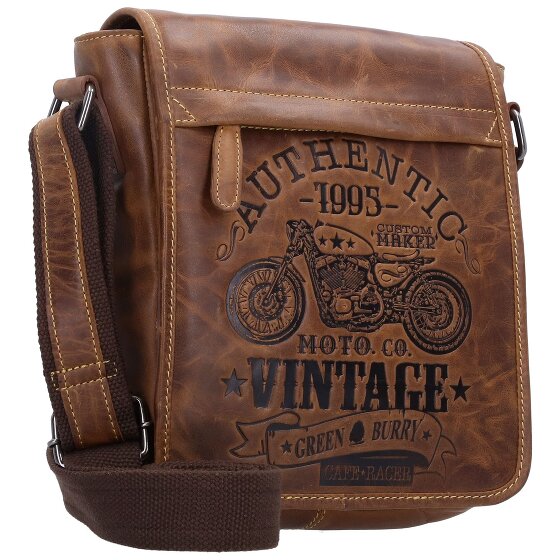 Greenburry Vintage Cafe Racer Torba na ramię skórzana 23 cm