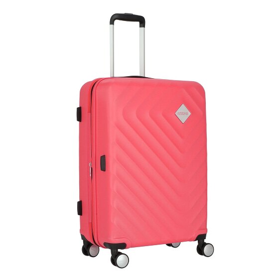 American Tourister Summer Square 4 kółka Walizka 67 cm z plisą rozprężną