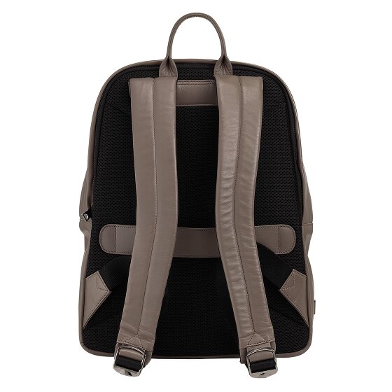 DuDu New York Plecak Skórzany 41 cm Komora na laptopa