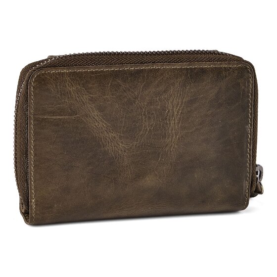 Greenburry Newport Portfel Ochrona RFID Skórzany 14 cm