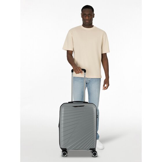 Benzi 5808 4 kółka Walizka kabinowy 55 cm z plisą rozprężną