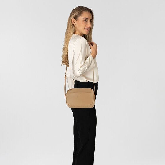 Lacoste City Court Torba na ramię Skórzany 21.5 cm