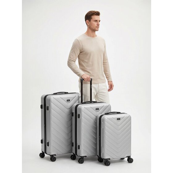 Redolz Essentials 07 3-SET 4 kółka Zestaw walizek 3-części