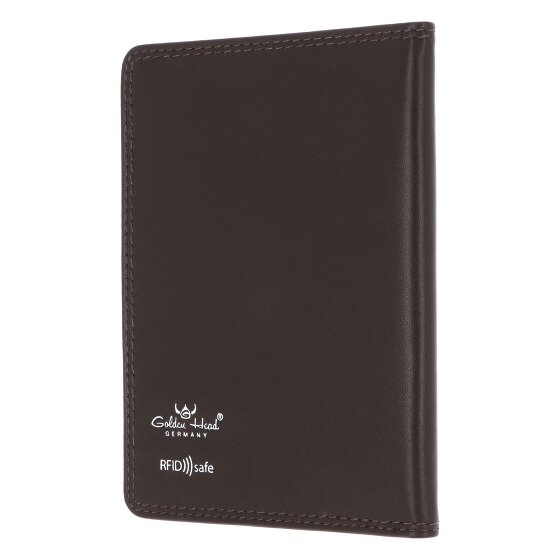 Golden Head Polo Identity Card Case RFID Leather 9 cm