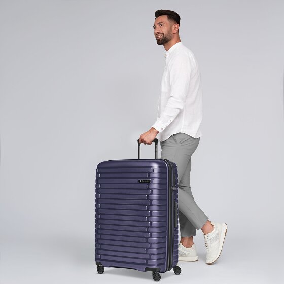 Pactastic Collection 04 THE LARGE + 4 kółka Walizka L 75 cm z plisą rozprężną