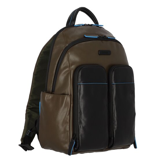 Piquadro Blue Square Revamp Backpack RFID Leather 39 cm Laptop Compartment