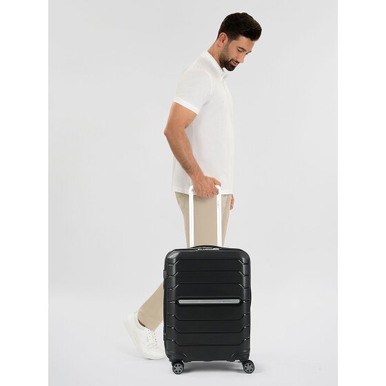 Samsonite Flux 4 kółka Walizka kabinowy 55 cm z plisą rozprężną