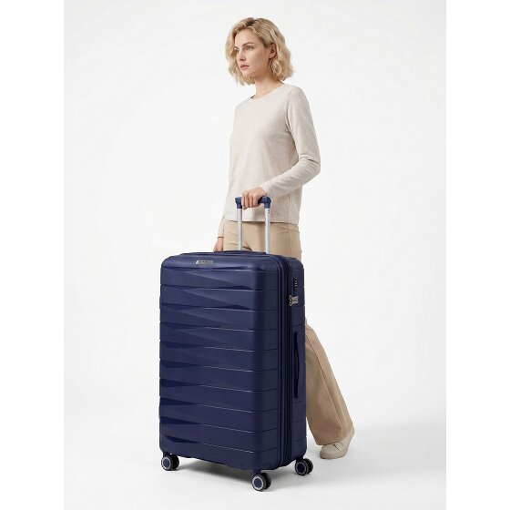 Franky London 4 kółka Walizka L 74 cm z funkcją poszerzenia