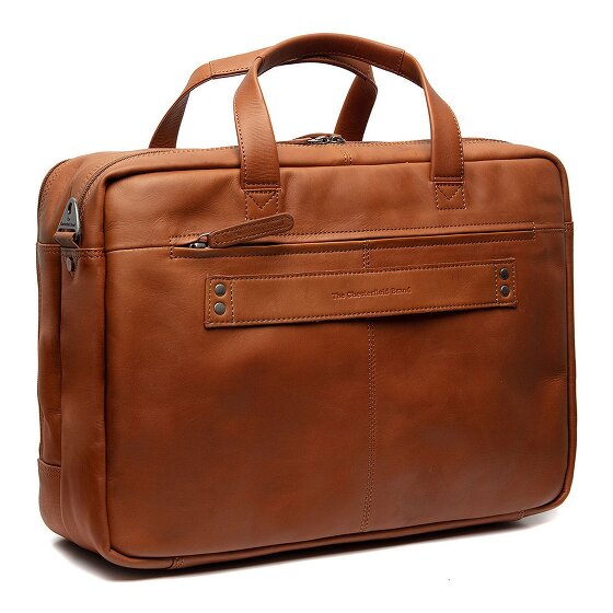 The Chesterfield Brand Wax Pull Up Teczka Skórzany 44 cm Komora na laptopa