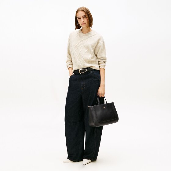 Tommy Hilfiger TH Glam Shopper Bag Skórzany 32 cm