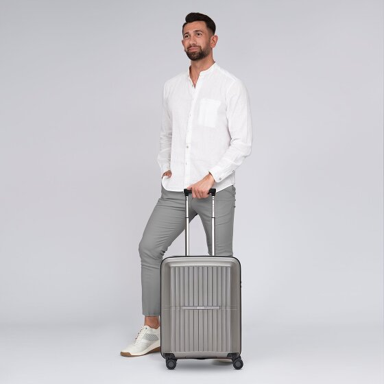 Pactastic Collection 01 4 kółka Walizka kabinowy S 55 cm z plisą rozprężną