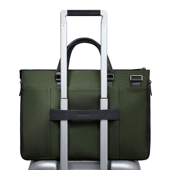 Piquadro Brief 2 Teczka Ochrona RFID Skórzany 42 cm Komora na laptopa