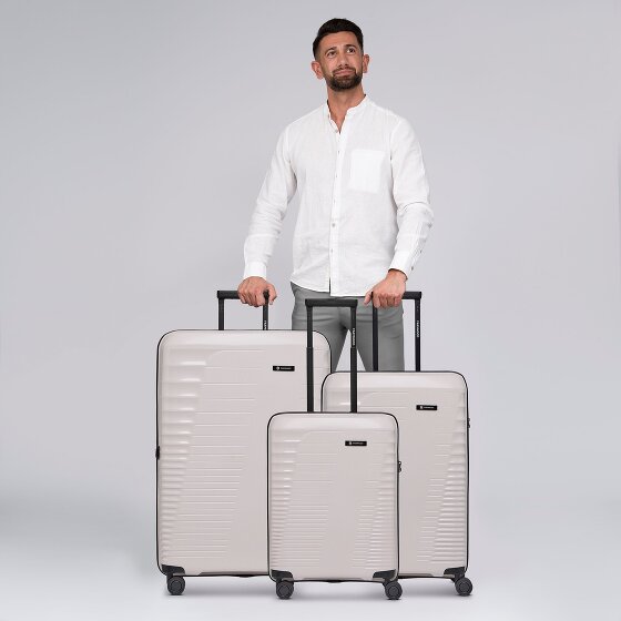 Farmhood Eco Edition 4 kółka Zestaw walizek 3-części z plisą rozprężną