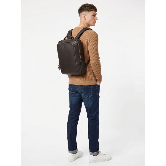 Braun Büffel Novara Plecak biznesowy Skóra 40 cm Komora na laptopa