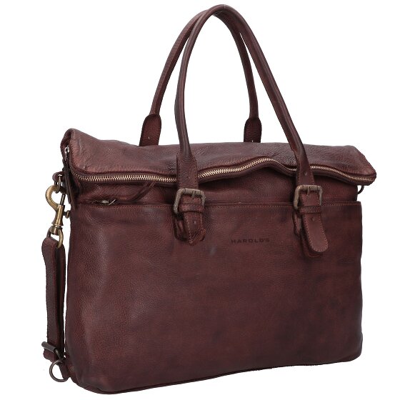 Harold's Submarine Briefcase Leather 36 cm Komora na laptopa